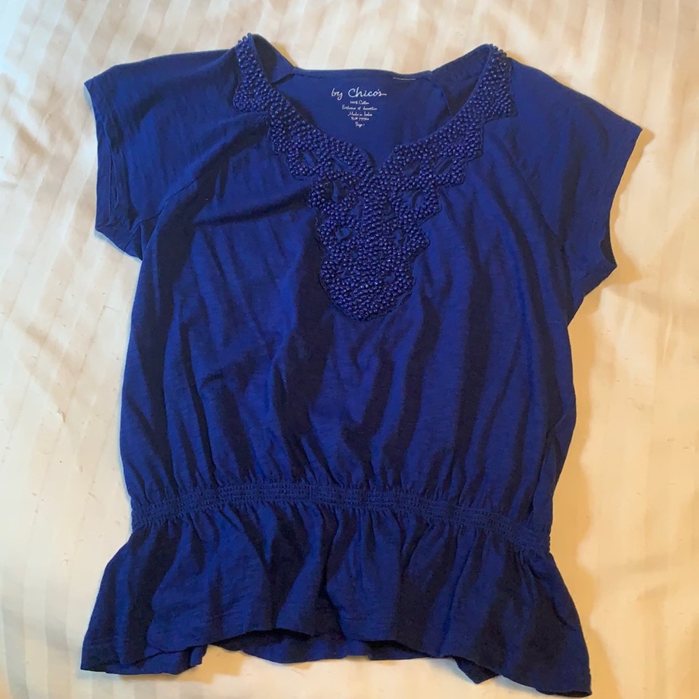 Chico’s shortsleeved blouse